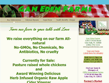 Tablet Screenshot of ganedenfarms.com